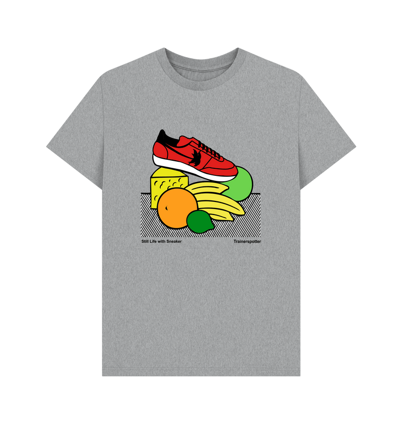 Athletic Grey Printed T-shirt Front