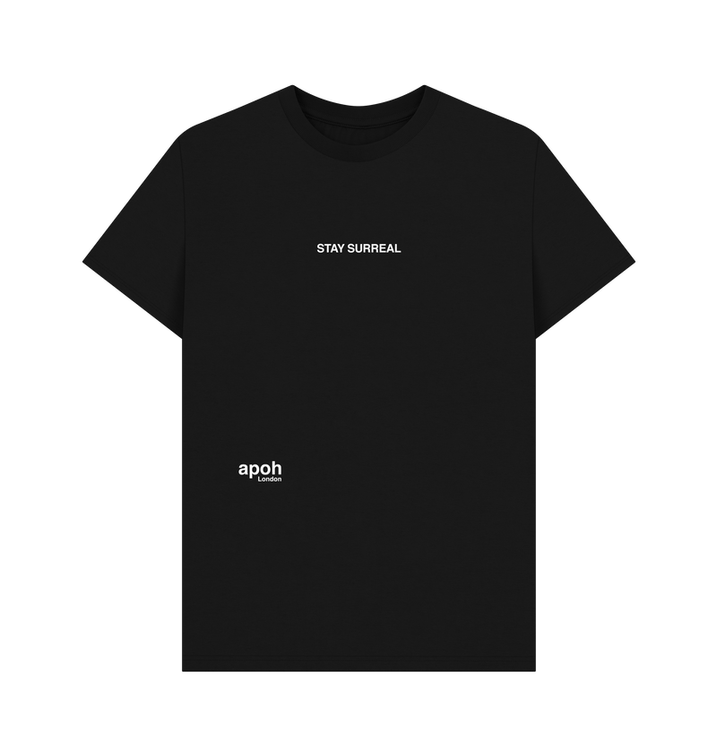 Black Printed T-shirt Front