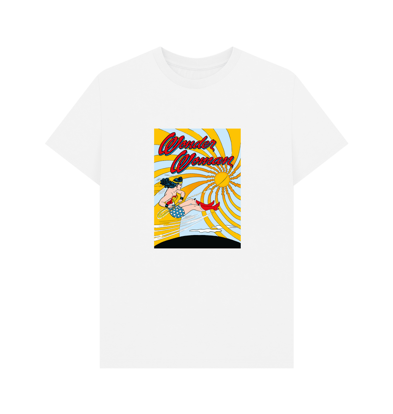 White Printed T-shirt Front