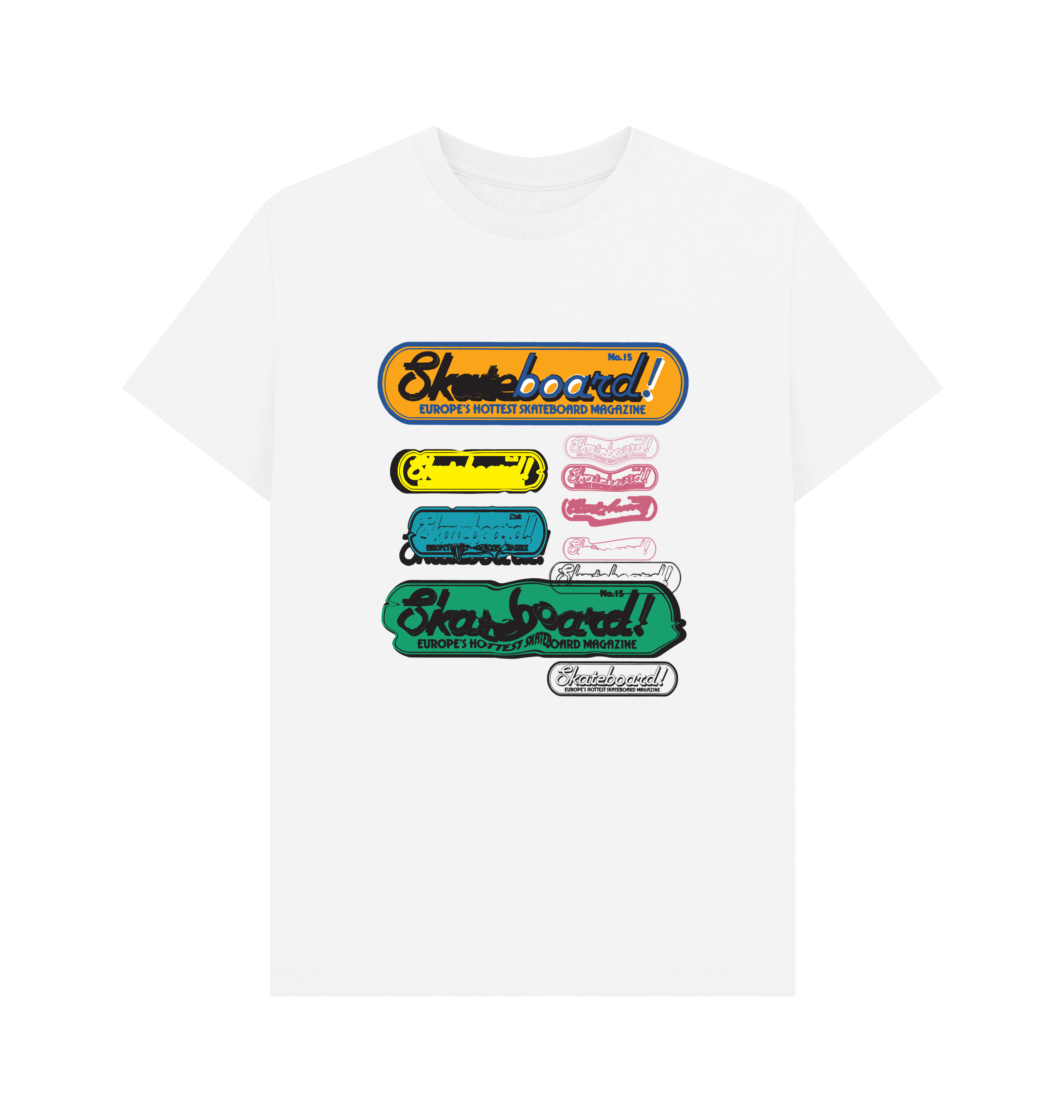 White Printed T-shirt Front