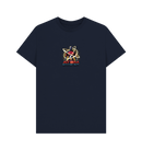 Navy Blue Printed T-shirt Front
