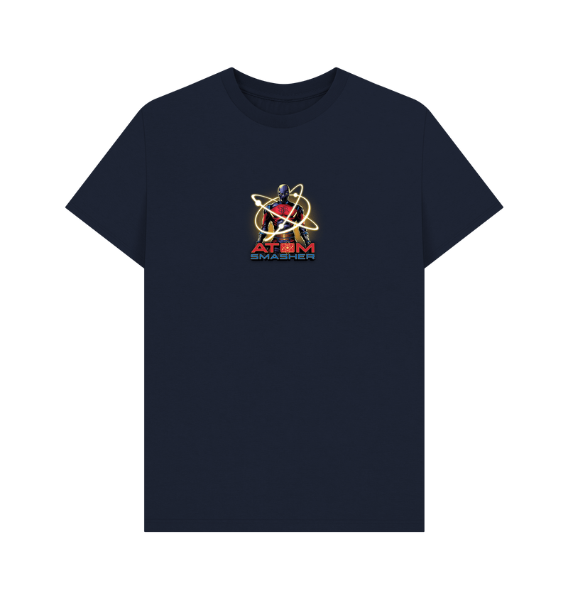 Navy Blue Printed T-shirt Front