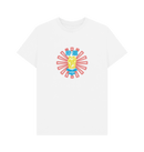 White Printed T-shirt Front