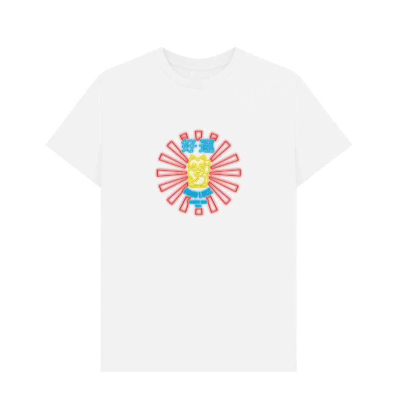 White Printed T-shirt Front