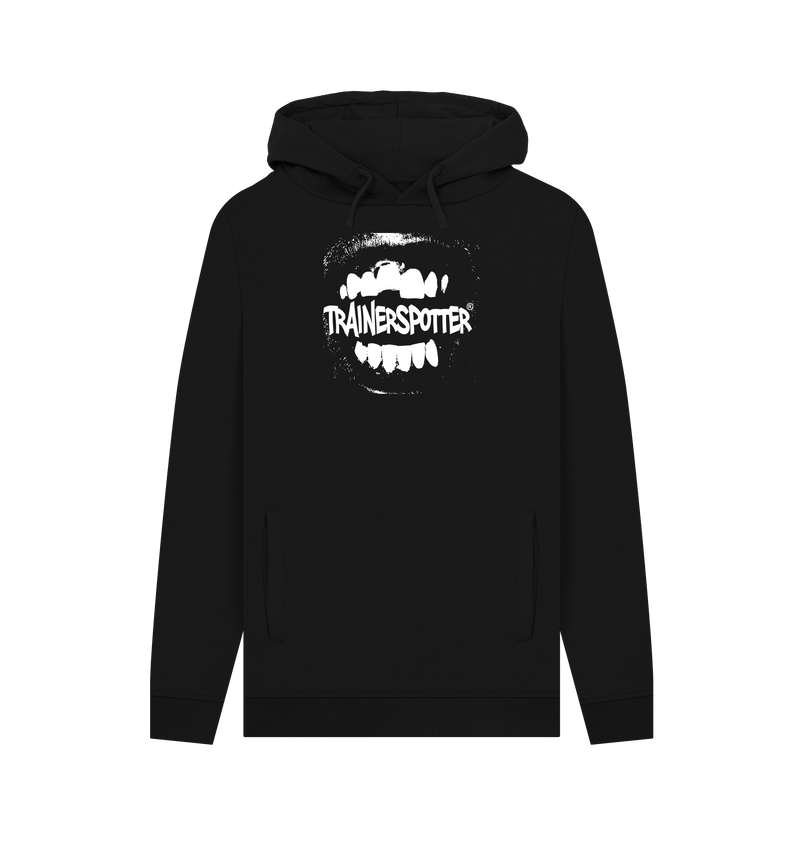 Black Printed Hoody Front