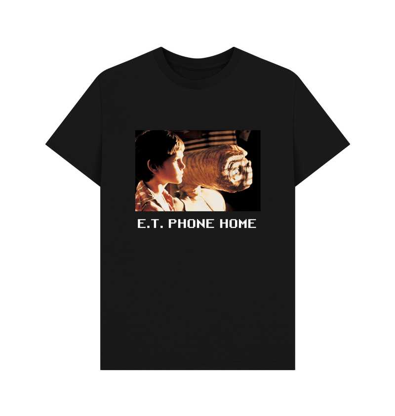 Black Printed T-shirt Front