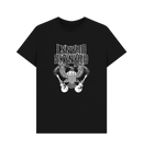 Black Printed T-shirt Front