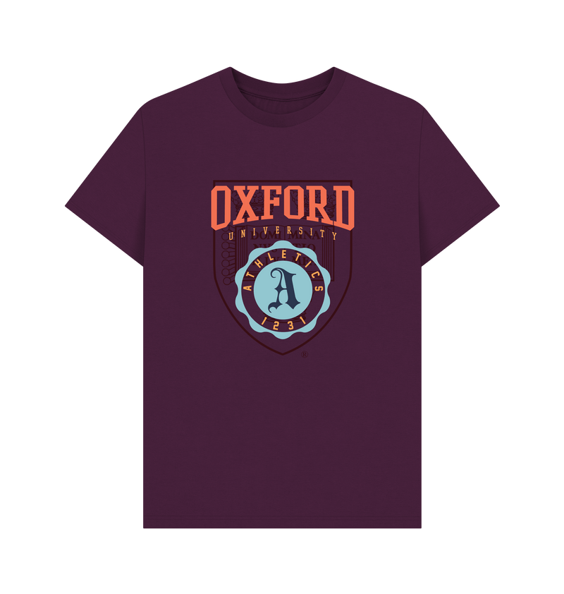 Purple Printed T-shirt Front