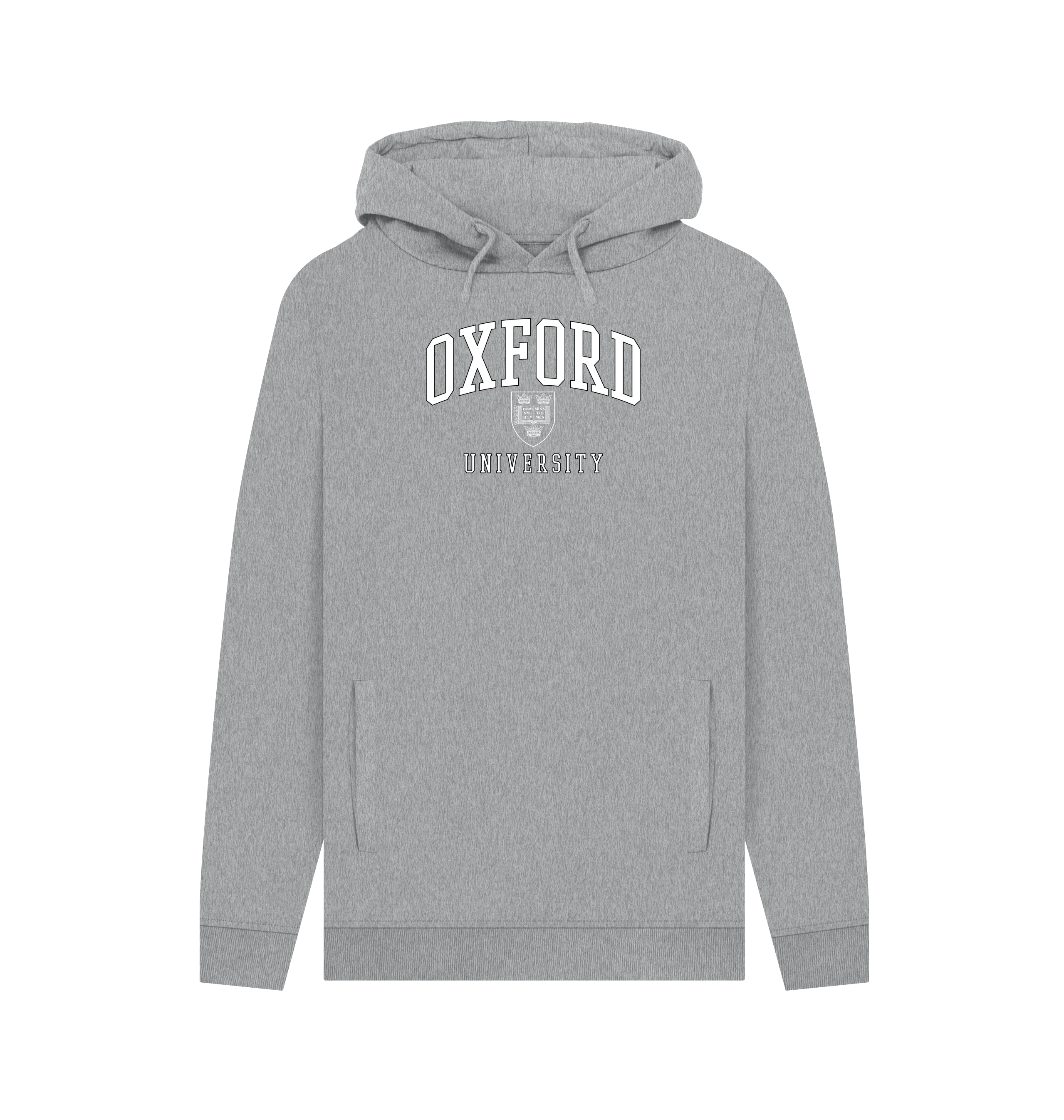Light Heather Printed Hoody Front