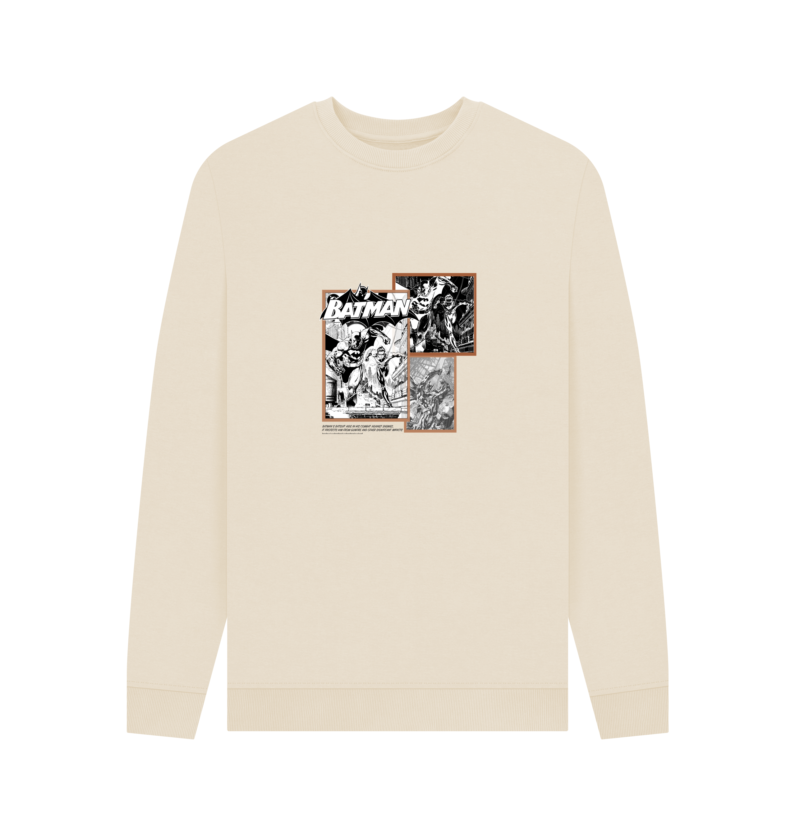 Oat Printed Sweater Front