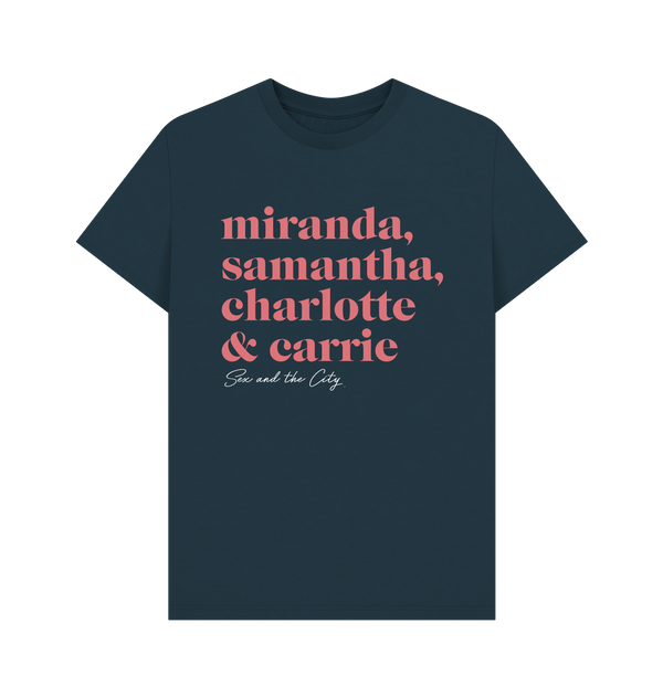 Denim Blue Printed T-shirt Front