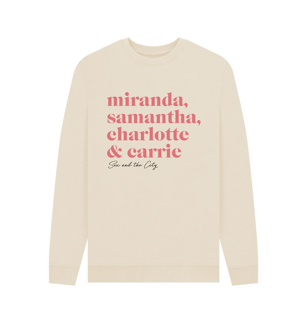 Oat Printed Sweater Front