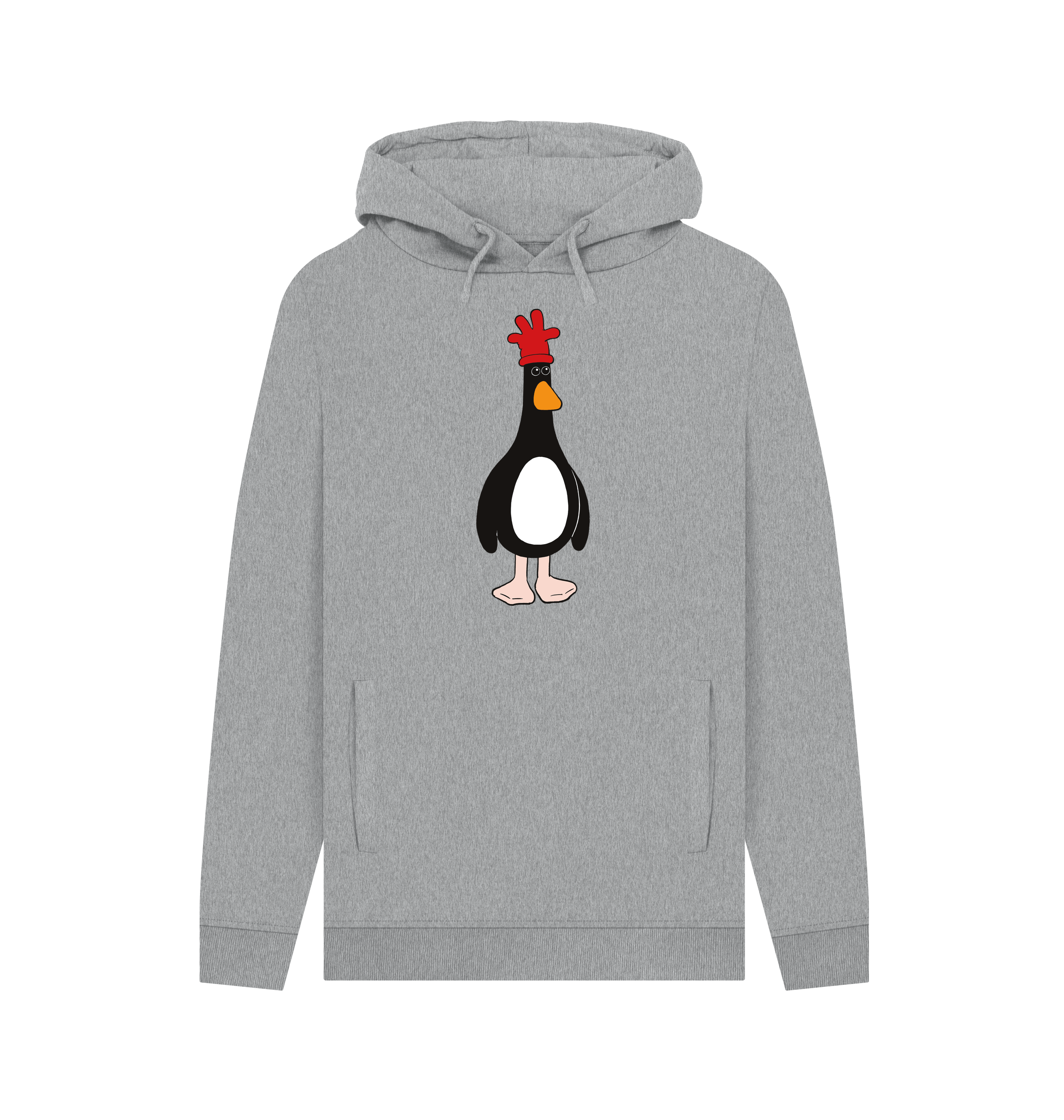 Light Heather Printed Hoody Front