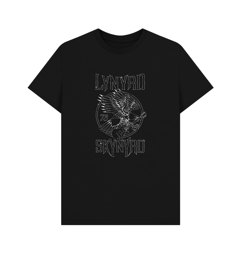 Black Printed T-shirt Front