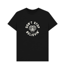 Black Printed T-shirt Front