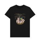 Black Printed T-shirt Front