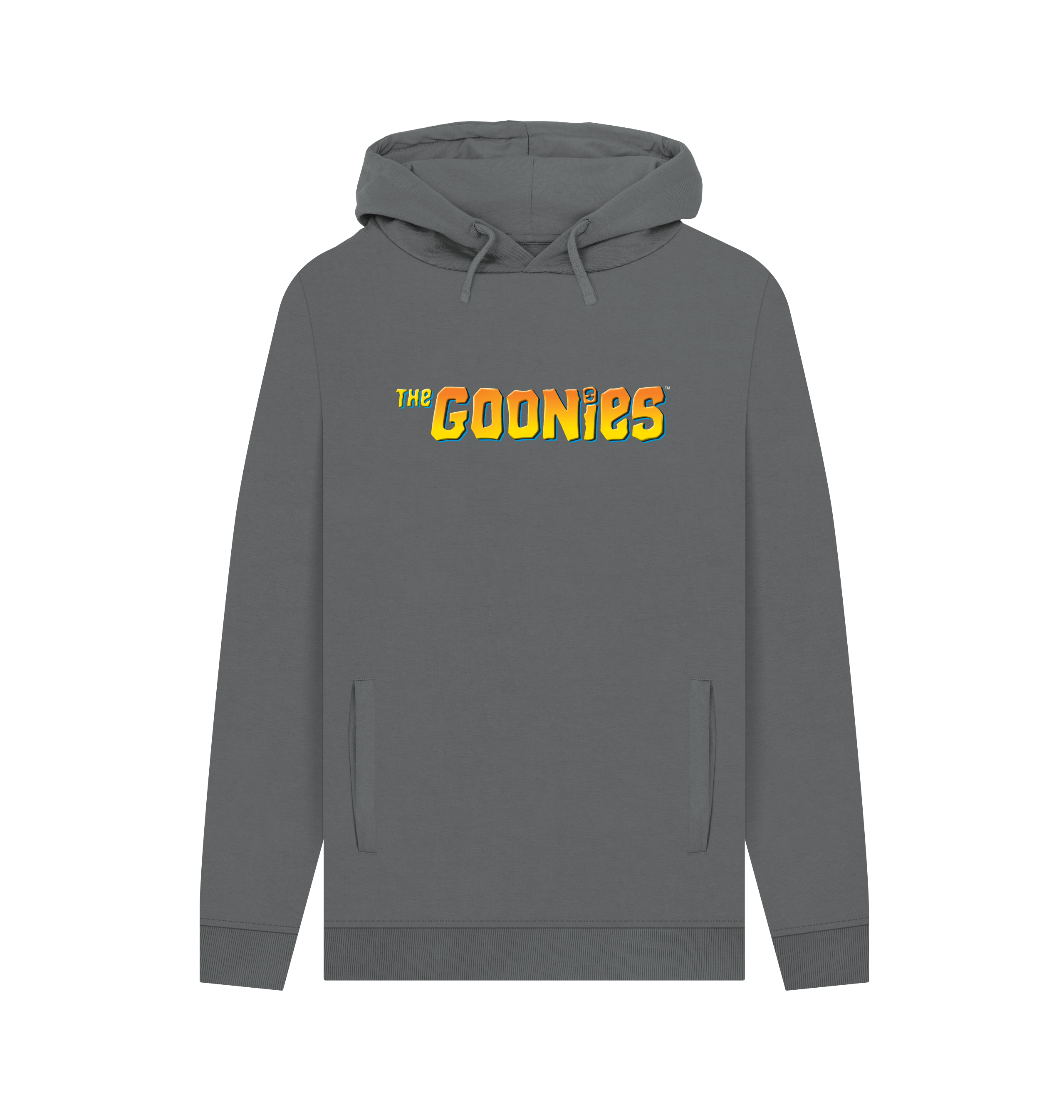 Slate Grey Printed Hoody Front