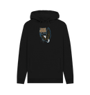 Black Printed Hoody Front