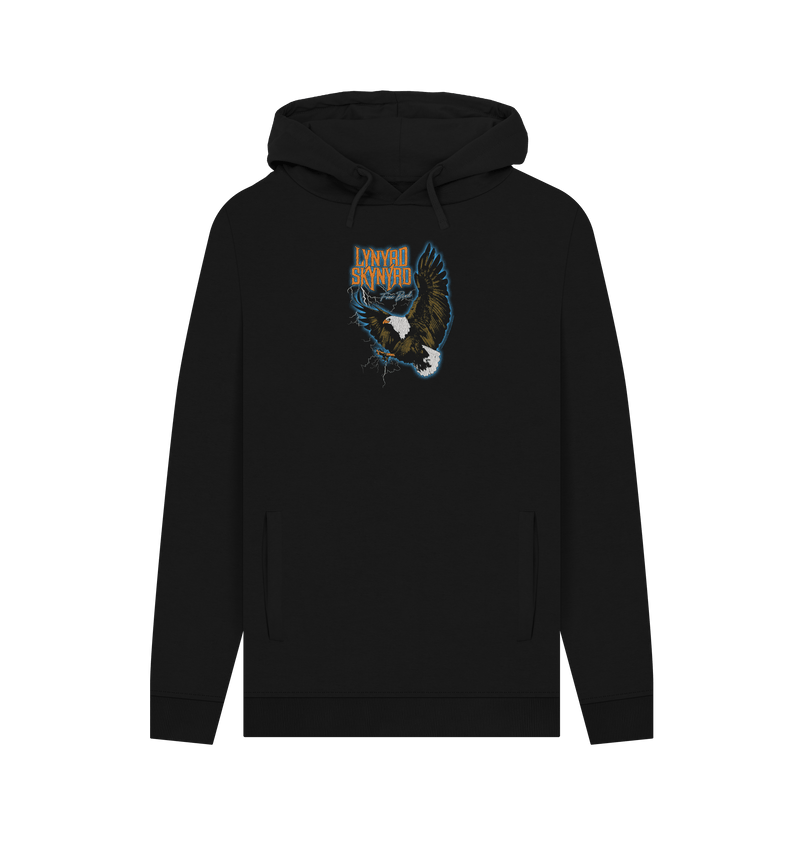 Black Printed Hoody Front