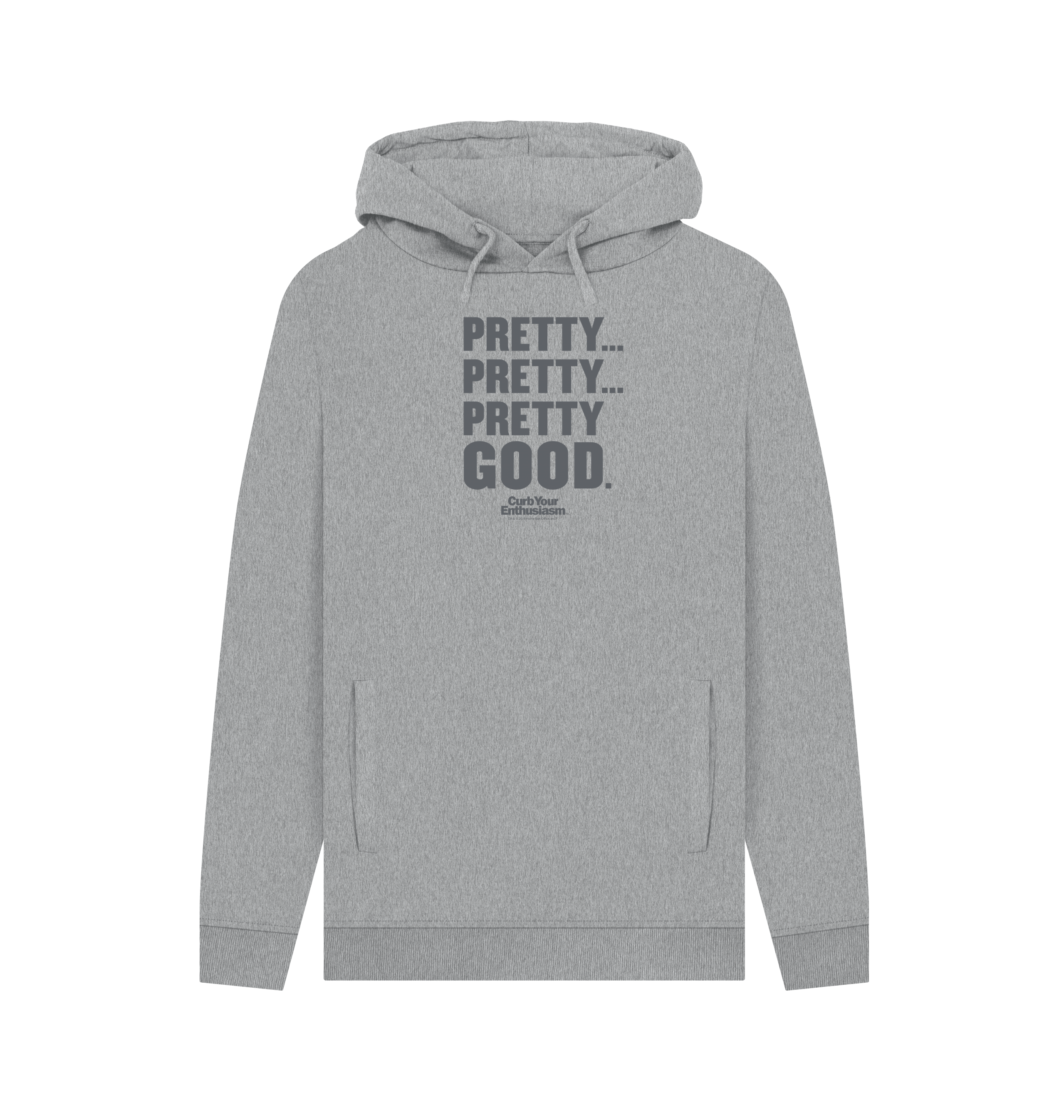 Light Heather Printed Hoody Front