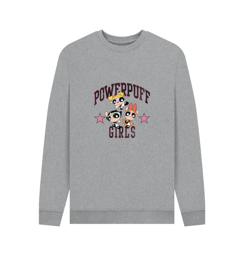 Light Heather Printed Sweater Front