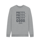 Light Heather Printed Sweater Front