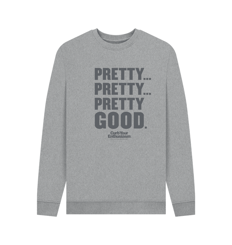 Light Heather Printed Sweater Front