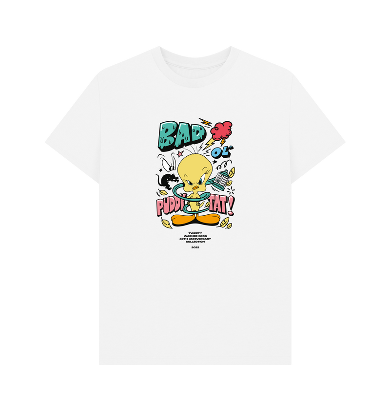 White Printed T-shirt Front