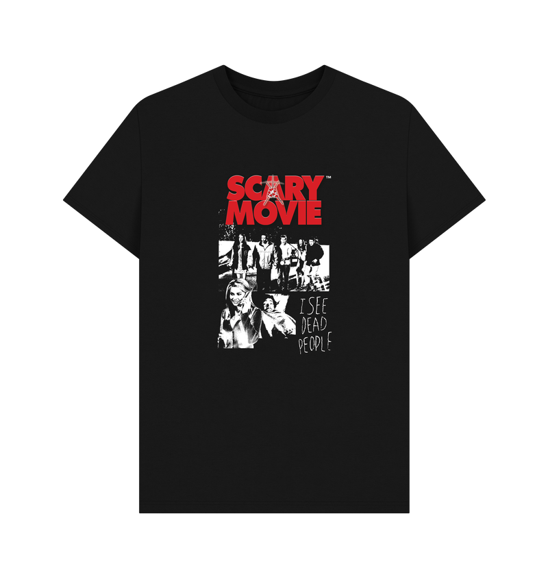 Black Printed T-shirt Front