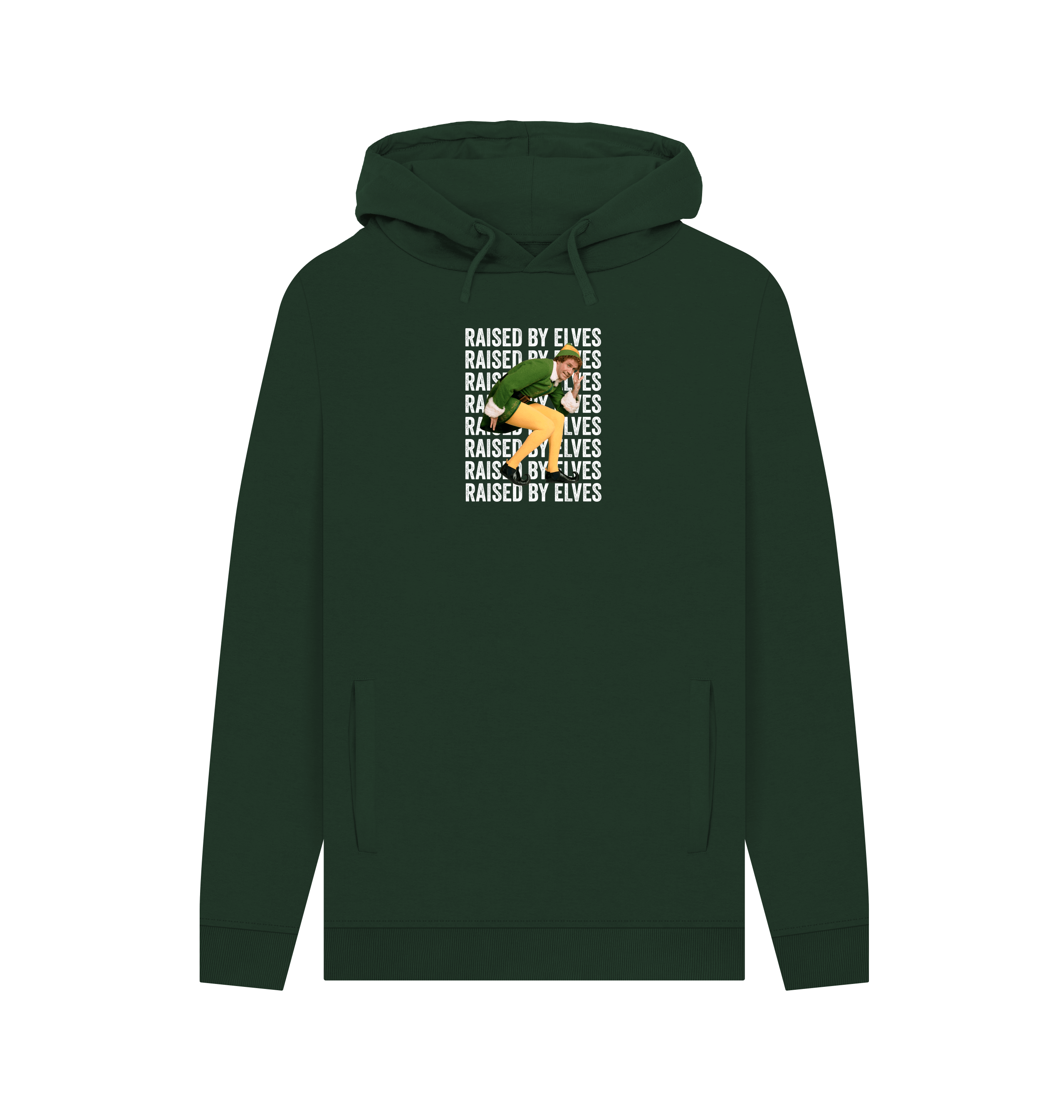 Evergreen Printed Hoody Front
