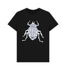 Black Printed T-shirt Front