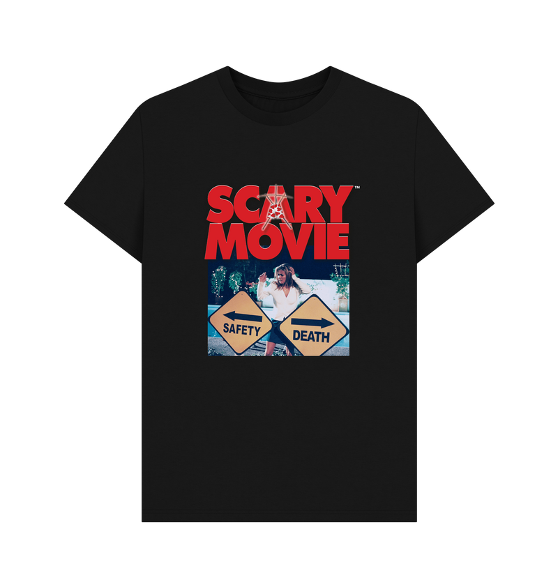 Black Printed T-shirt Front