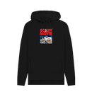 Black Printed Hoody Front