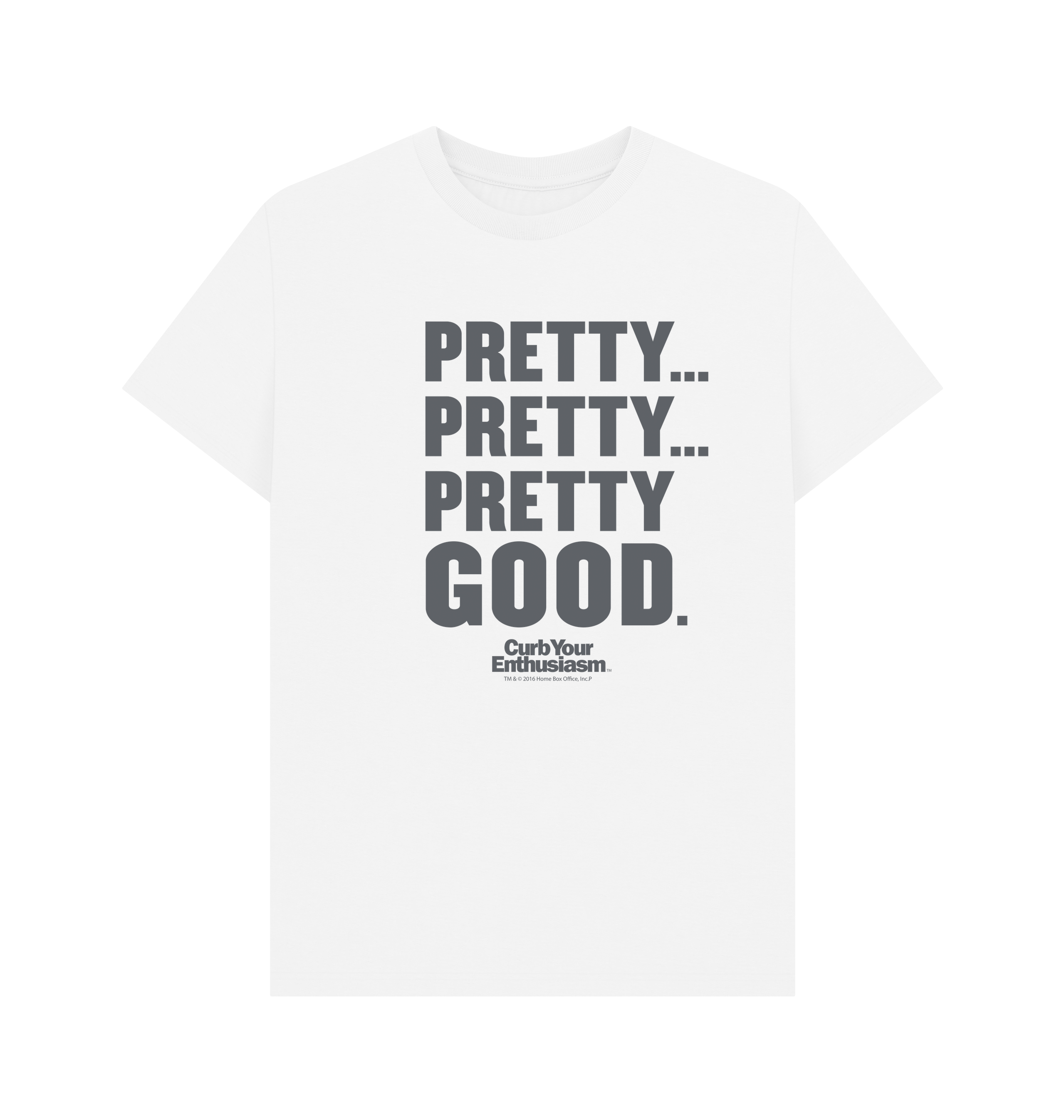 White Printed T-shirt Front