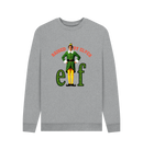 Light Heather Printed Sweater Front