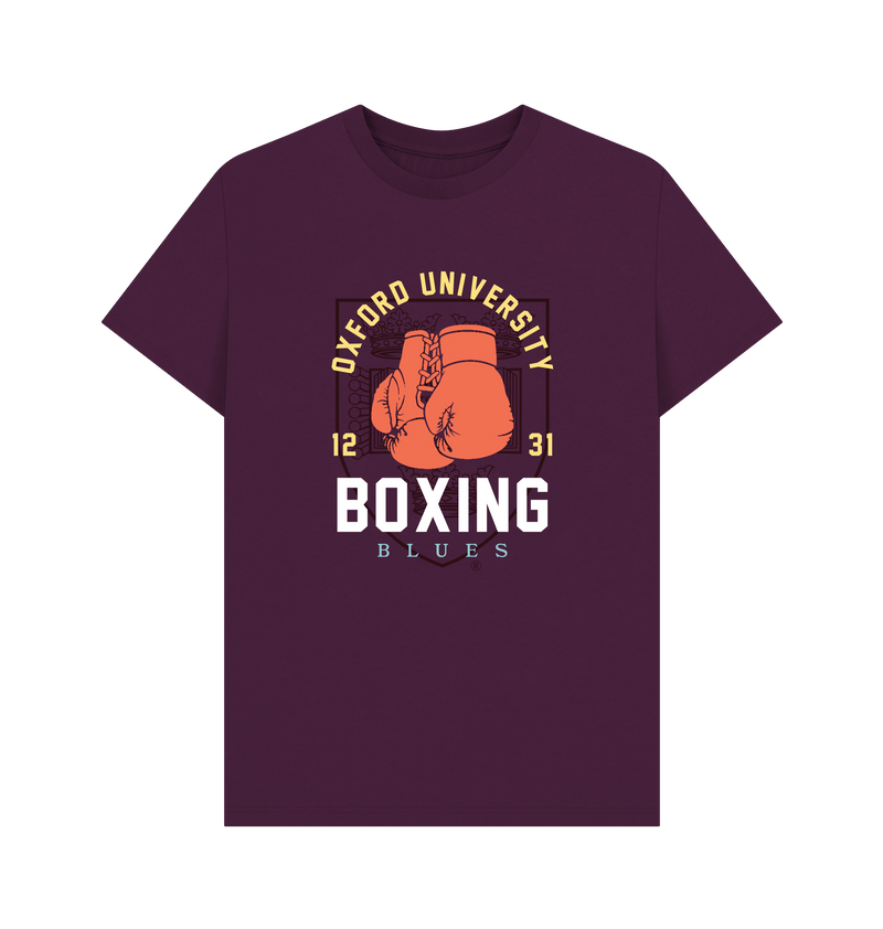 Purple Printed T-shirt Front