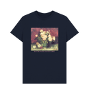 Navy Blue Printed T-shirt Front