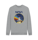 Light Heather Printed Sweater Front