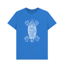 Bright Blue Printed T-shirt Front