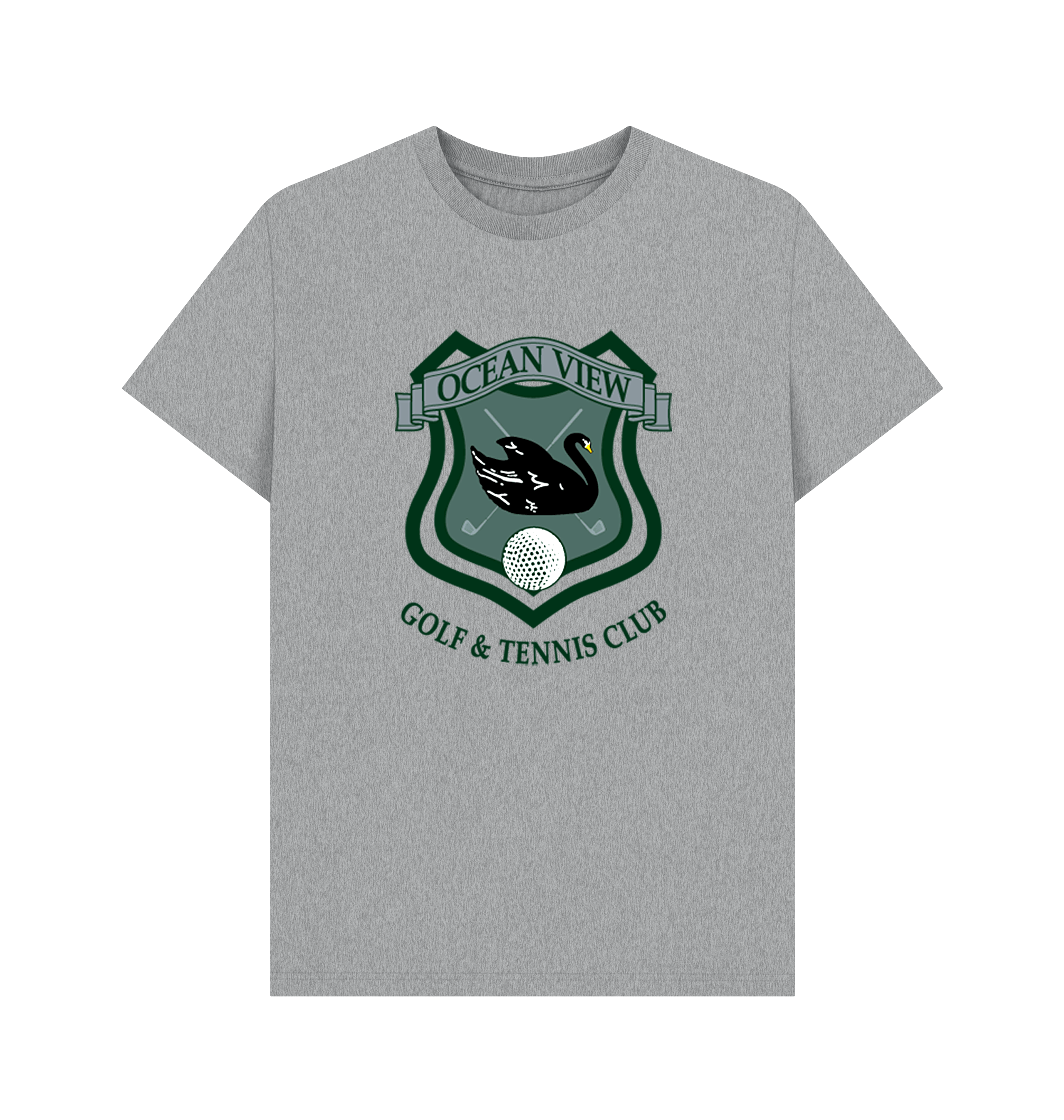 Athletic Grey Printed T-shirt Front