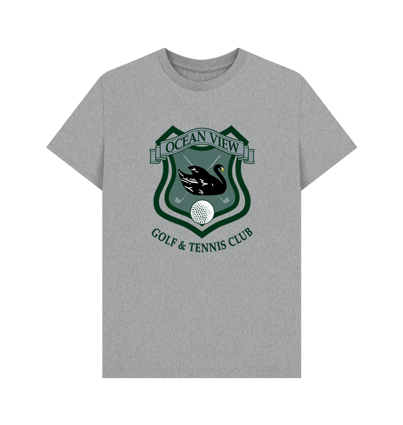 Athletic Grey Printed T-shirt Front