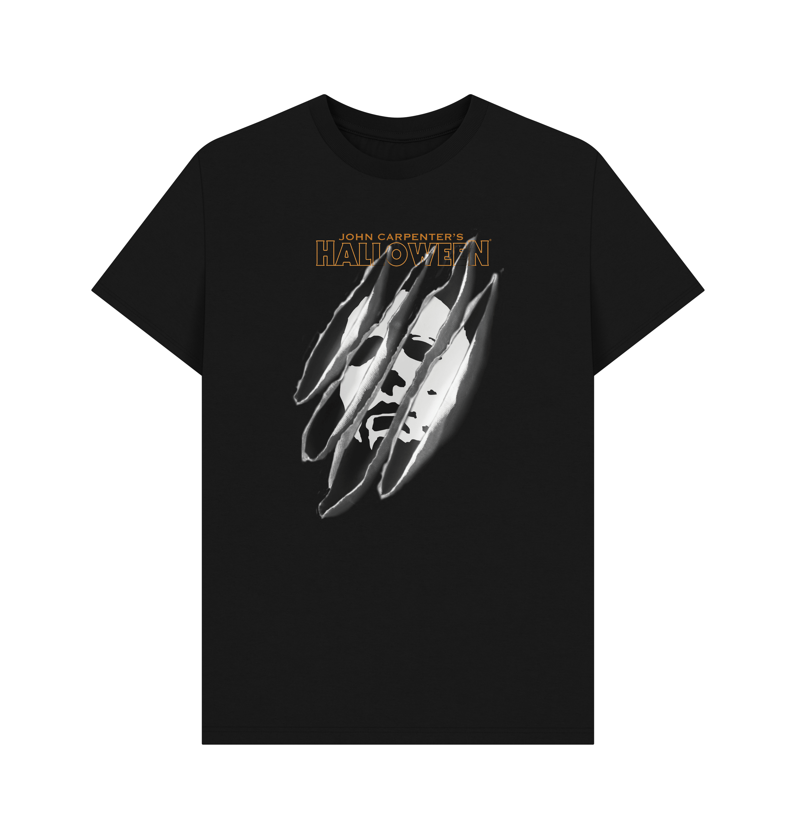 Black Printed T-shirt Front