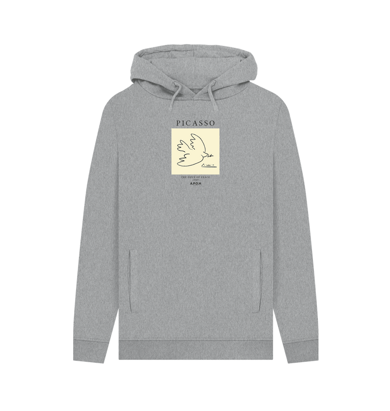 Light Heather Printed Hoody Front