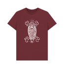 Red Wine Printed T-shirt Front