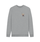 Light Heather Printed Sweater Front