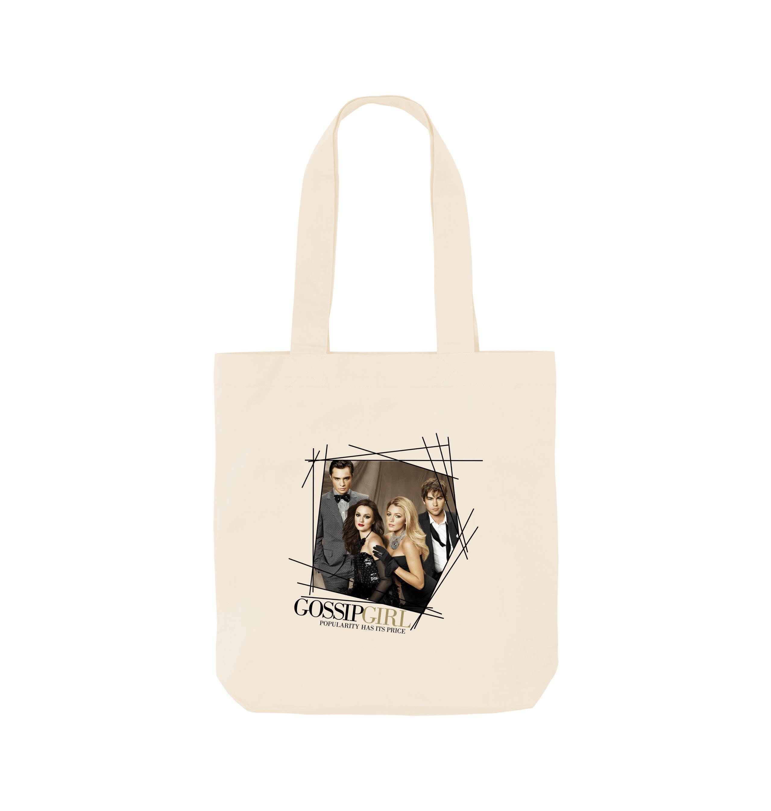 Gossip Girl Cast Graphic Natural Tote Bag | Scope Online Charity Shop