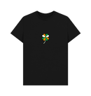 Black Printed T-shirt Front