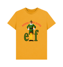 Mustard Printed T-shirt Front