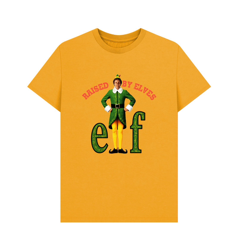 Mustard Printed T-shirt Front