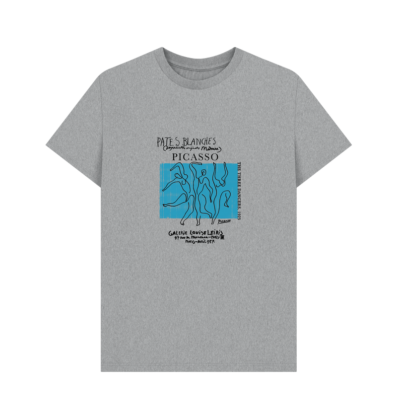 Athletic Grey Printed T-shirt Front